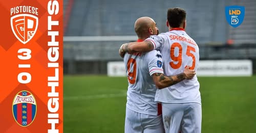 Pistoiese - Progresso 3-0. Videocommento ed analisi di Gianni Zei